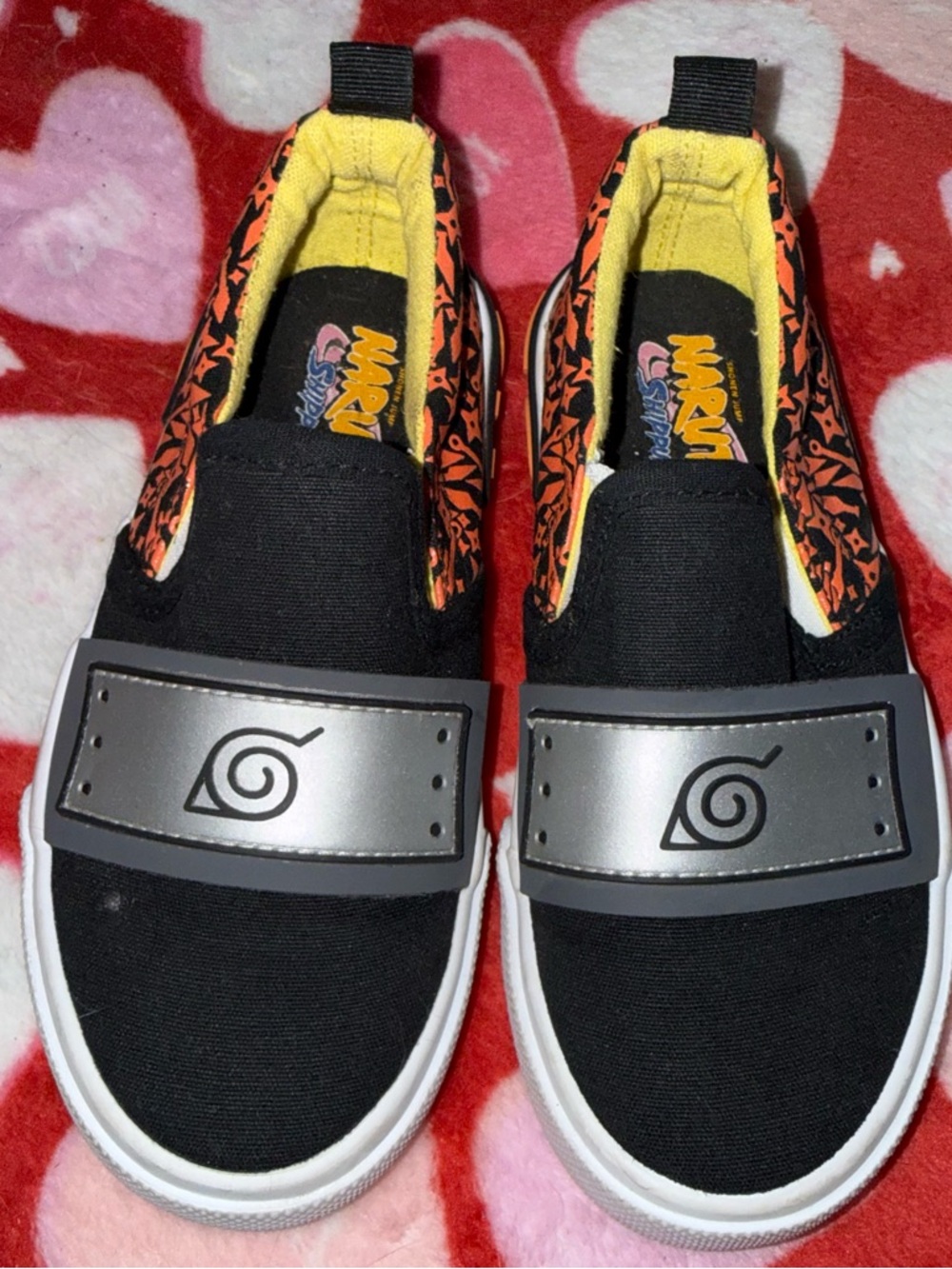 Naruto Shippuden Ground Up Toddler Little Boys Size 12 Slip On Shoes Sneakers